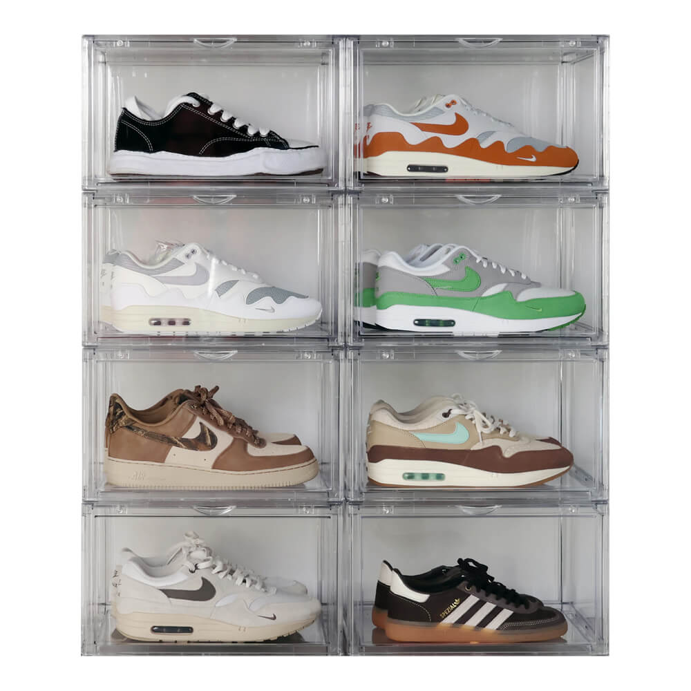 Boîte sneakers transparente | 8-pack